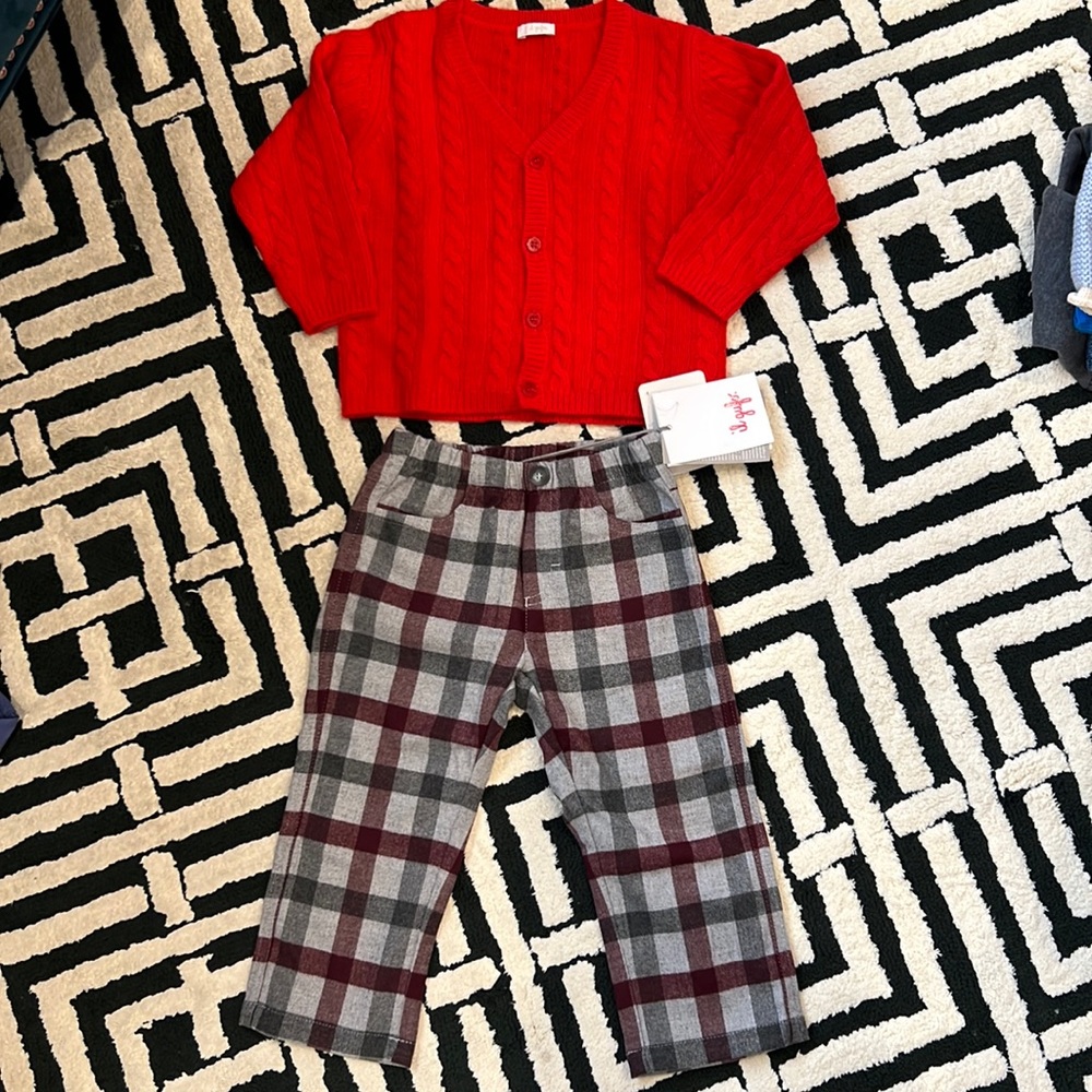 Il gufo pants and sweater set